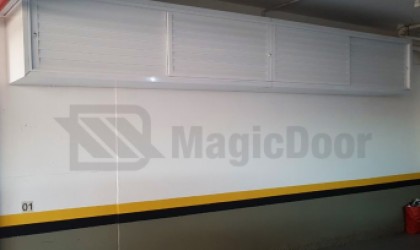 MagicDoor - Box de Alumnio para garagens - Box suspenso 4 folhas